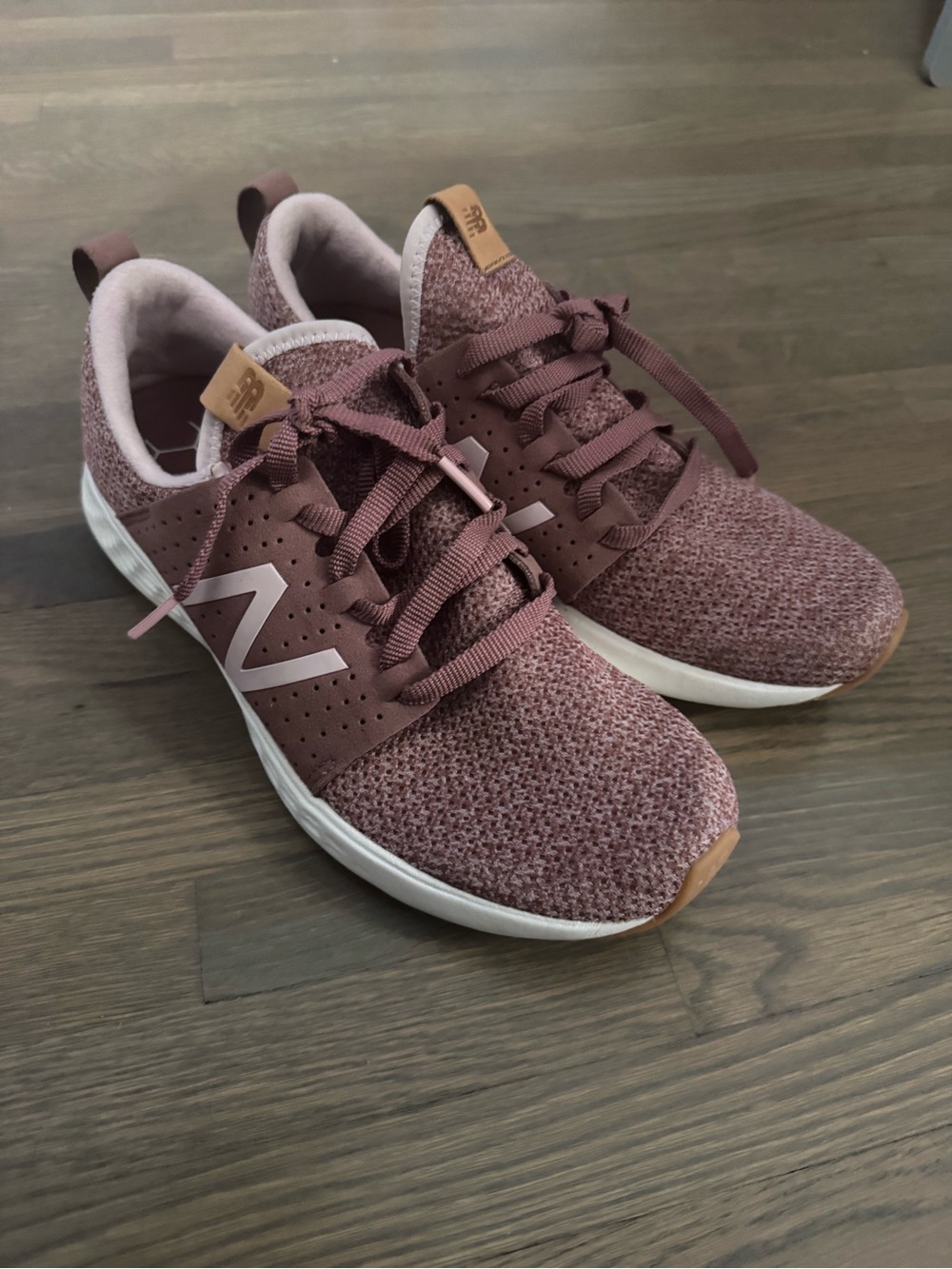 New Balance Women’s Sneakers in Dusty Rose and Tan Accents